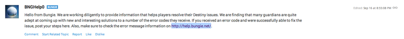 Illustration for article titled Some ​Destiny Owners Say Bungie Can't Address Customer Service Problems